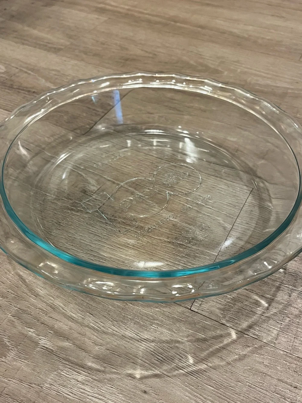 Pyrex clear glass